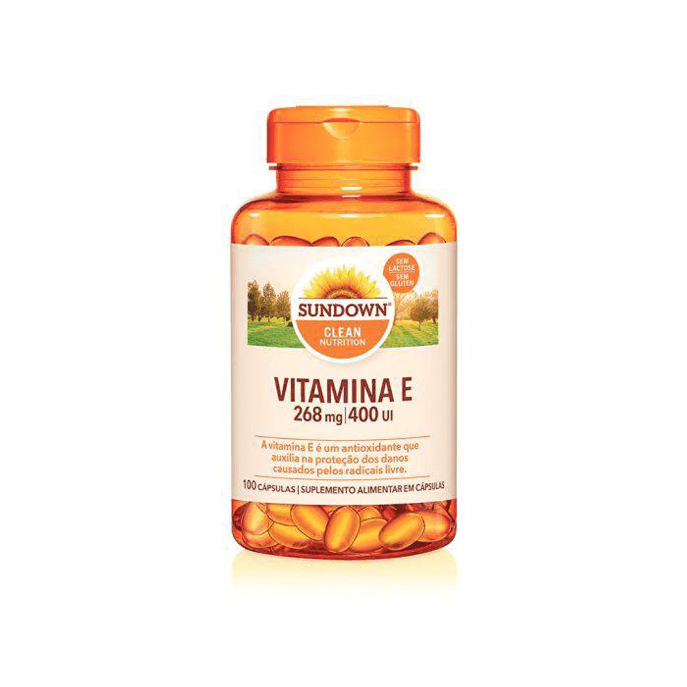 Sundown Vitamina E 400IU 100 Cápsulas – Suplementos