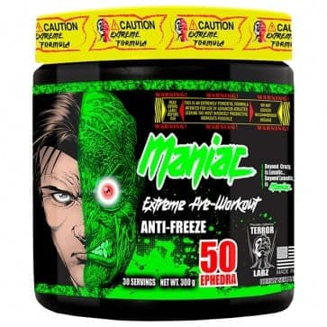 Terror Labz Maniac Extreme 30 Pre-Entreno Dosis – Suplementos