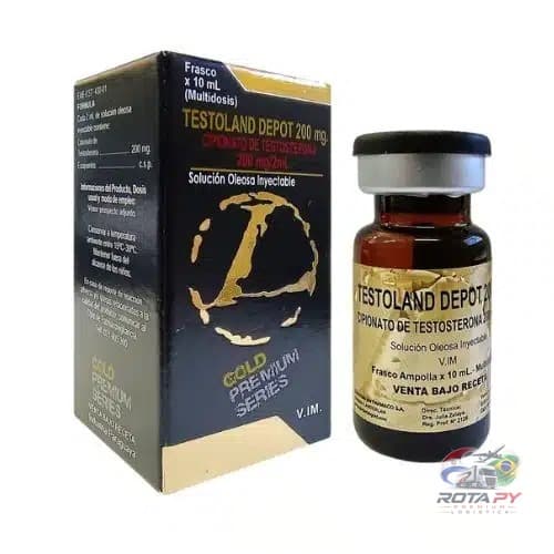 Testoland Depot Gold Premium 200mg/2ml – 10ml – Anabolizantes