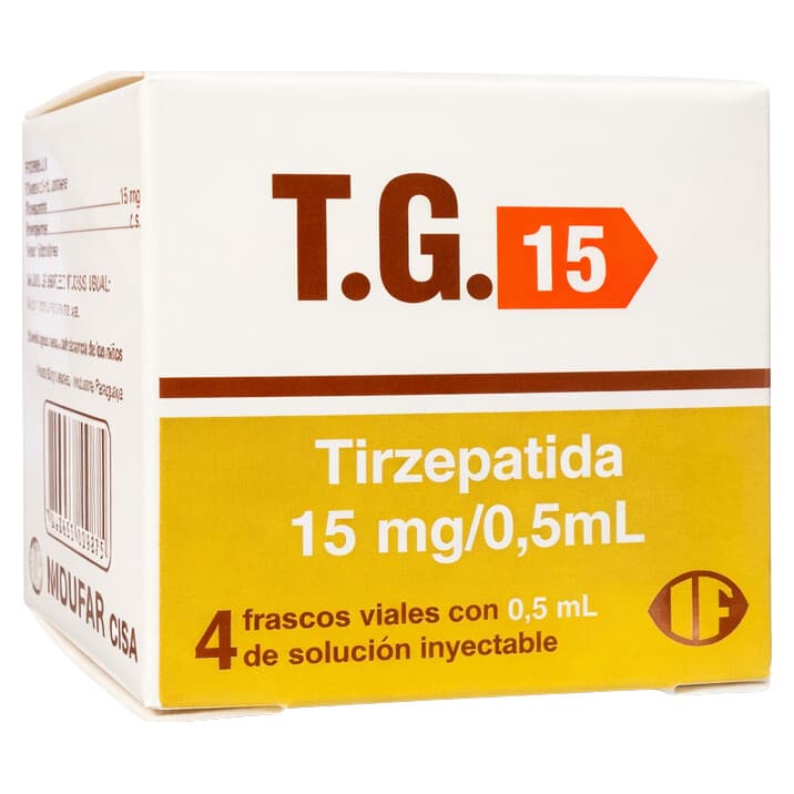 TG 15mg 4 Ampolas Tirzepatida – Tirzepatida