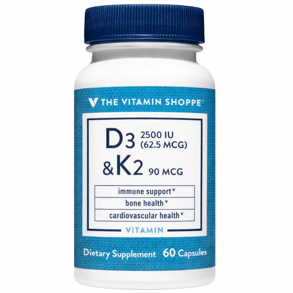 The Vitamin D3 2500 IU & K2 60 cápsulas – Suplementos