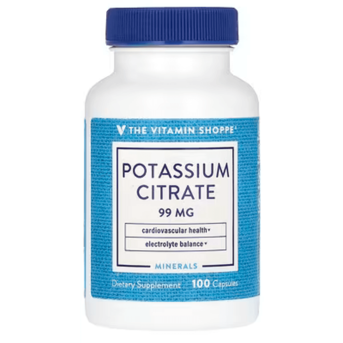 The Vitamin Potassium Citrate 99mg 100 cápsulas – Suplementos