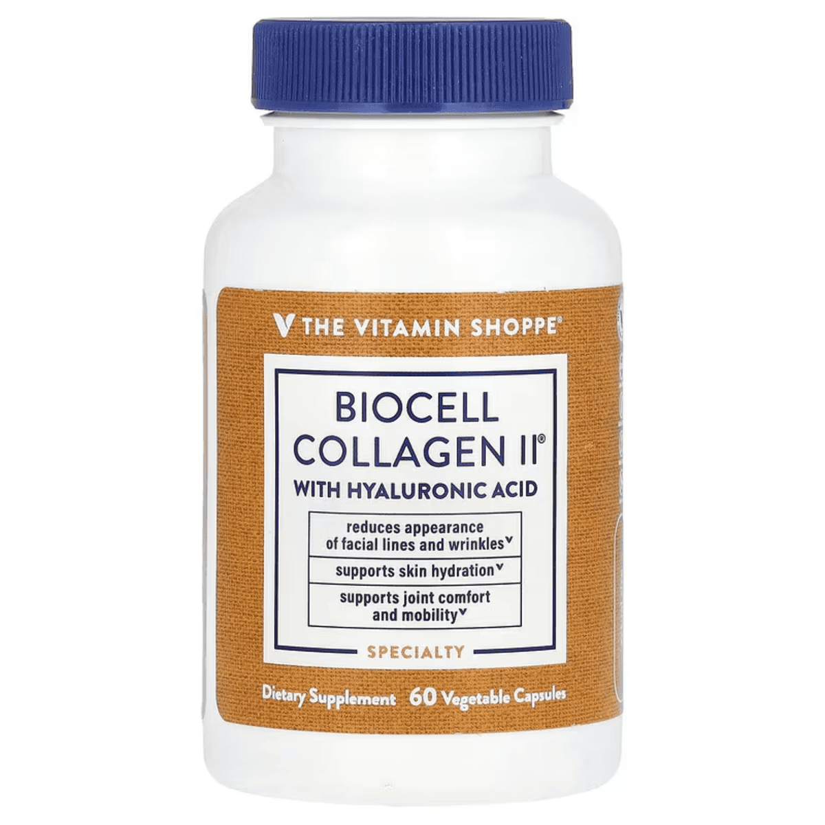 The Vitamin Shoppe BioCell Collagen II 60 Cápsulas – Suplementos