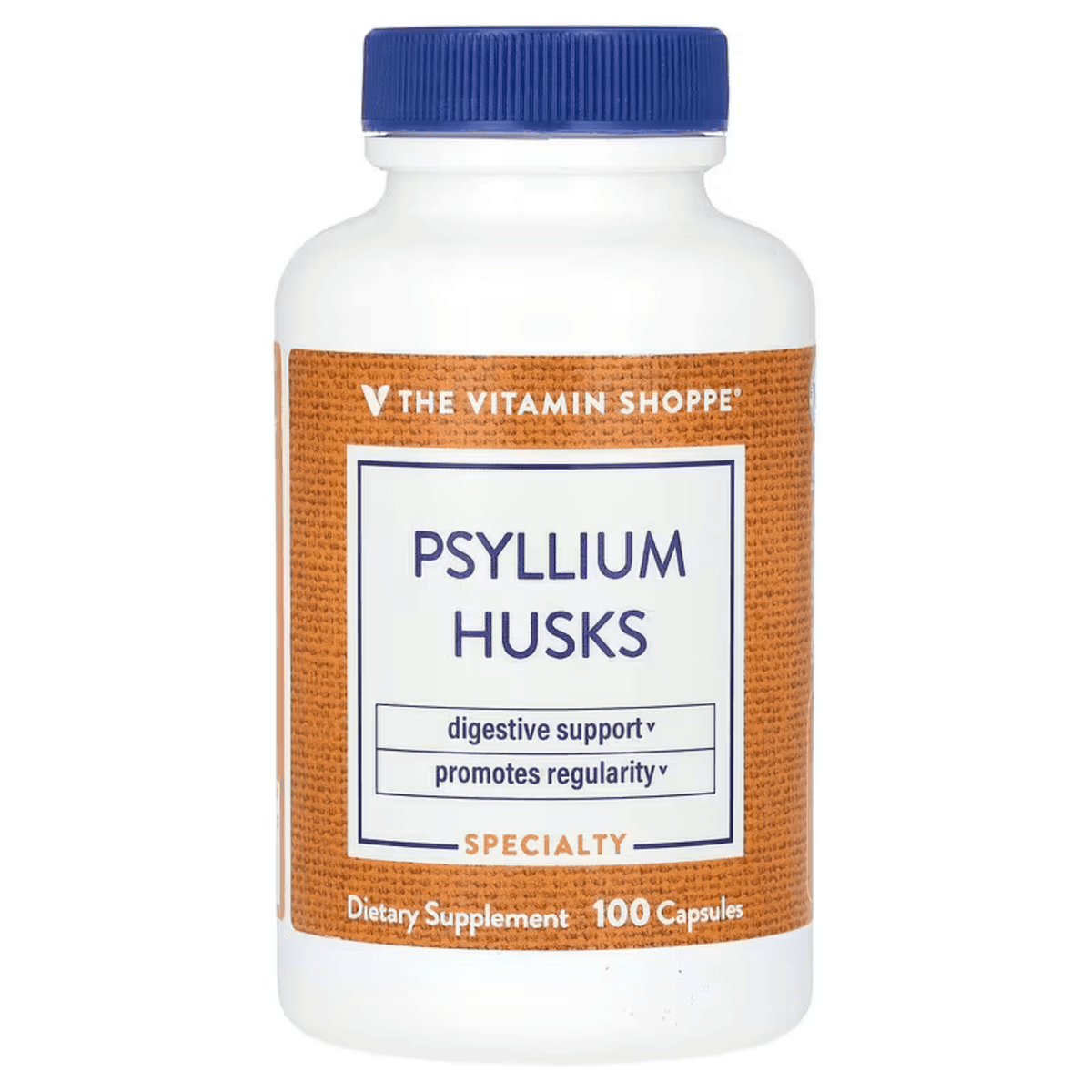 The Vitamin Shoppe Psyllium Husks 100 Cápsulas – Suplementos