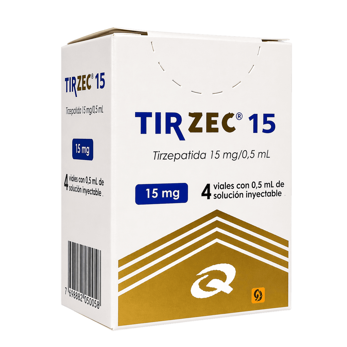 Tirzec 15mg 4 ampolas – Tirzepatida