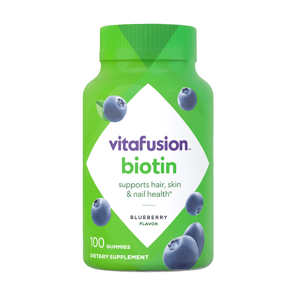Vitafusion Biotin 100 Gummies | Blueberry flavor – Suplementos