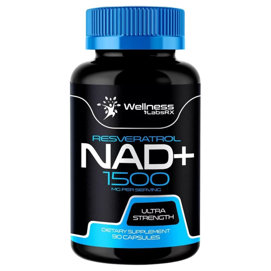 Wellness Resveratrol NAD+ 1500 90 Cápsulas – Suplementos