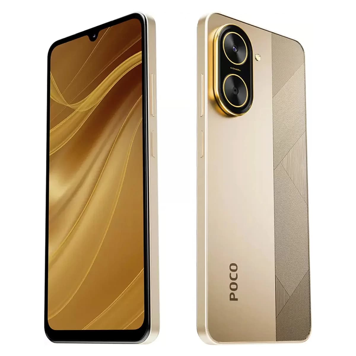 Smartphone Xiaomi Poco C71 Global 128GB 4GB RAM Dual SIM Tela 6.88" - Dourado