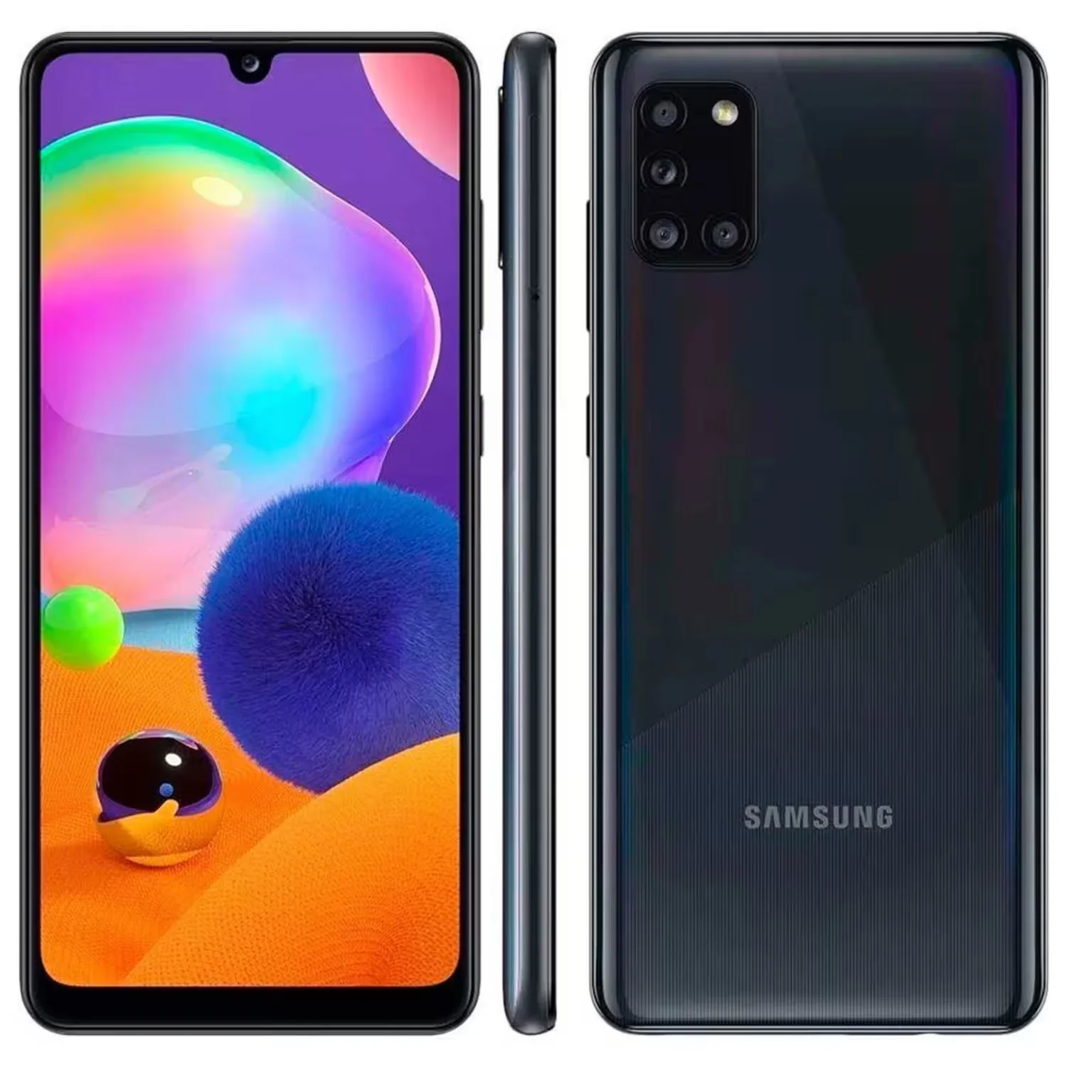 Smartphone Samsung Galaxy A31 A315F 128GB 4GB RAM Dual SIM Tela 6.4" - Preto (Caixa Danificada)