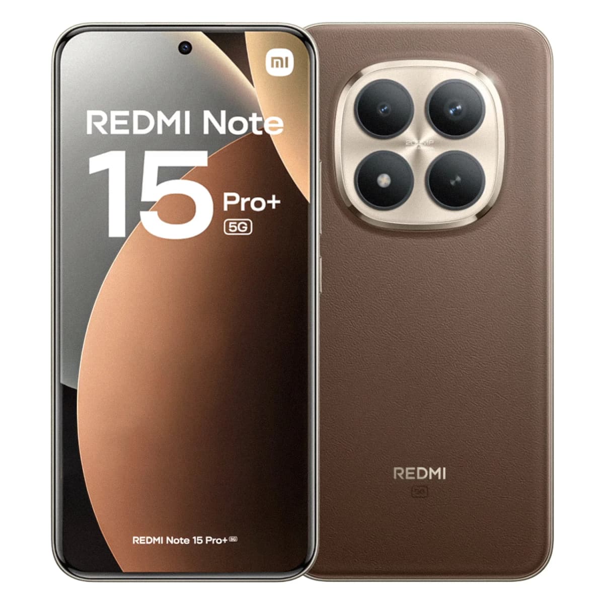 Smartphone Xiaomi Redmi Note 15 Pro+ 5G Global 512GB 12GB RAM Dual SIM Tela 6.83" - Marrom (Lacre Pequeno)