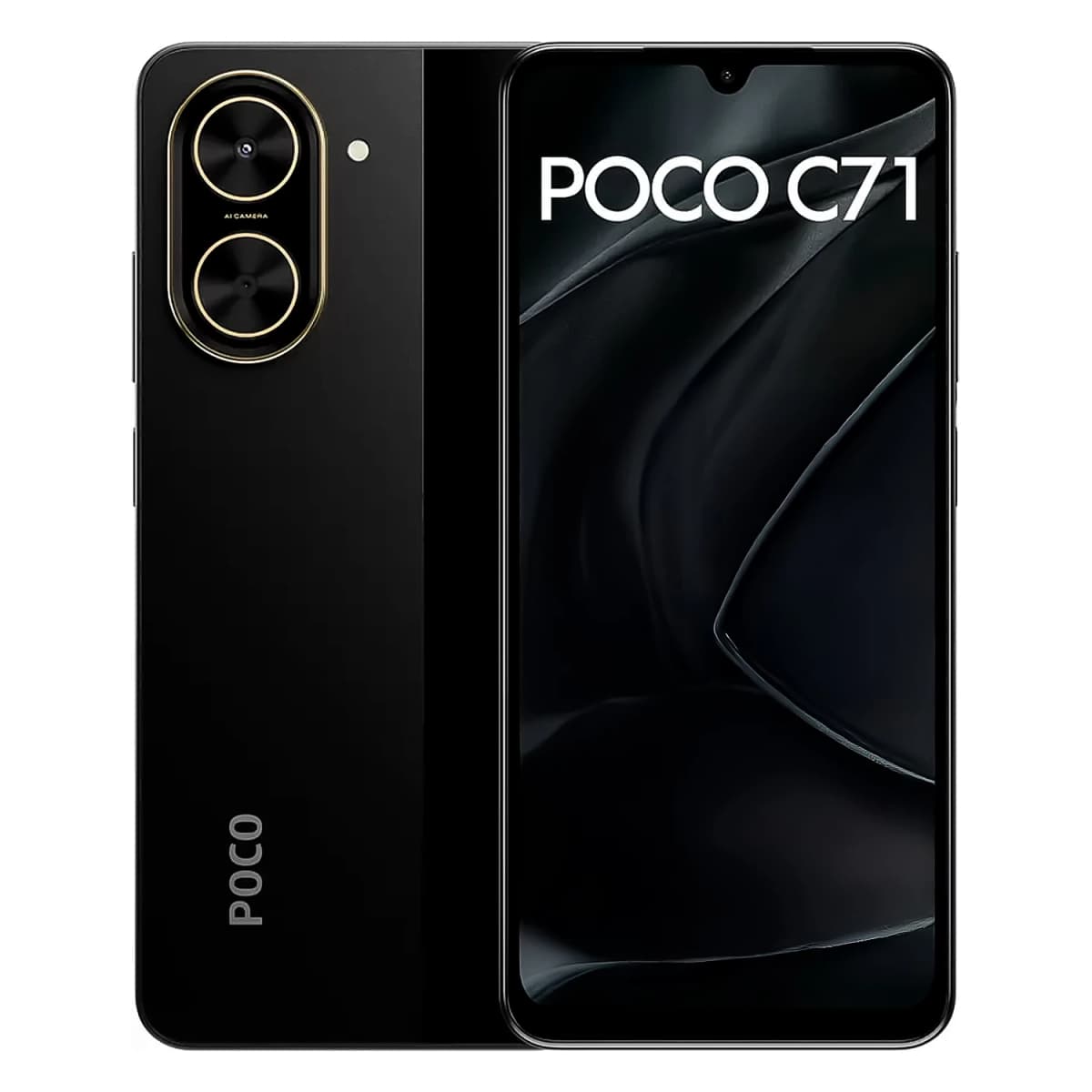 Smartphone Xiaomi Poco C71 Global 64GB 4GB RAM Dual SIM Tela 6.88" - Preto