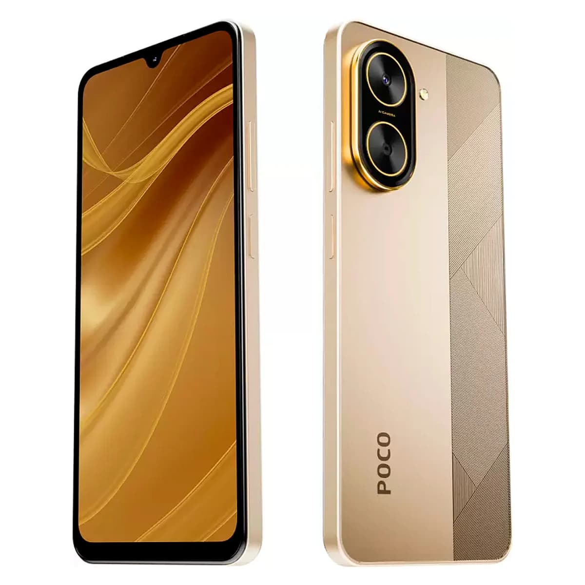 Smartphone Xiaomi Poco C71 Global 64GB 4GB RAM Dual SIM Tela 6.88" - Dourado