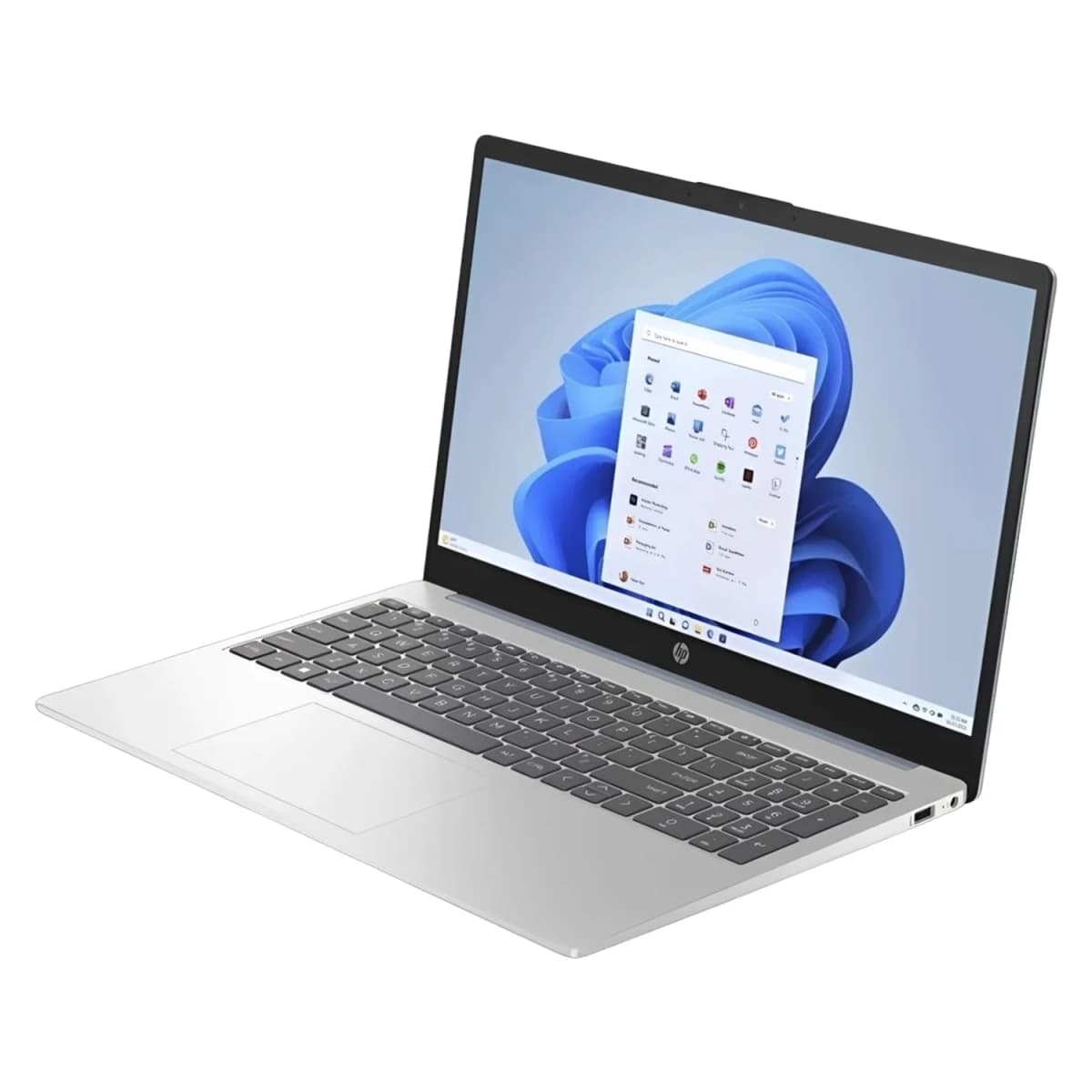 Notebook HP AMD Ryzen 5-7520U 8GB RAM 1TB SSD Tela 15.6" Full HD Touch Windows 11 Inglês Prata - 15-FC0025WM