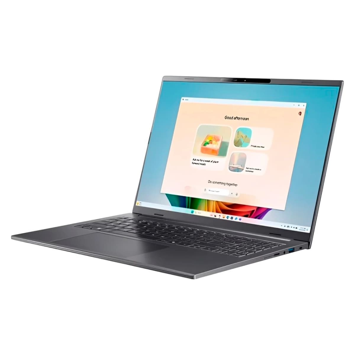 Notebook Acer Aspire AMD Ryzen AI 9-365 32GB RAM 1TB SSD 16" FHD Touch Windows 11 Inglês Cinza - A16-61MT-R6PG