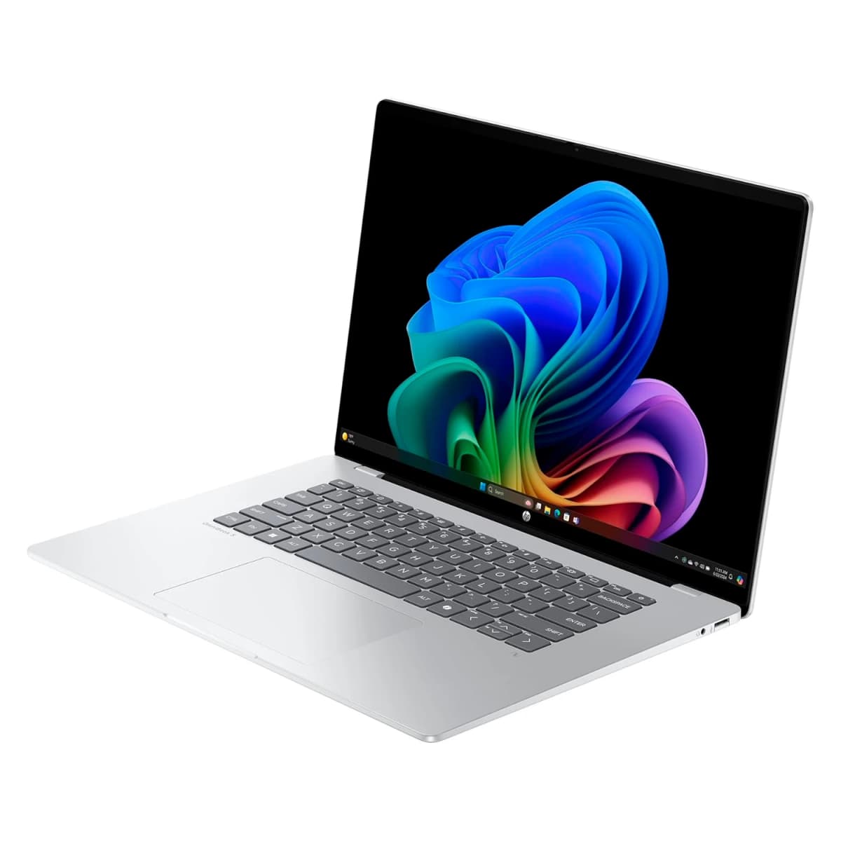 Notebook HP OmniBook 5 Snapdragon X 16GB RAM 512GB SSD Tela 16" 2K OLED Windows 11 Inglês Prata - 16-FB0027NR