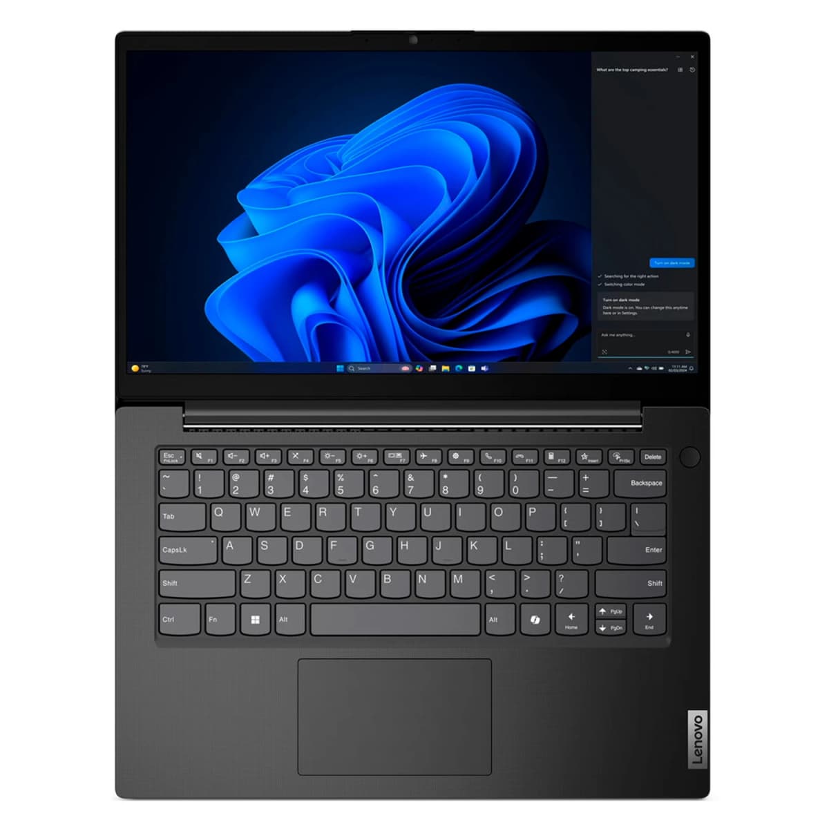 Notebook Lenovo v14 Intel Core i7-240H 8GB RAM 512GB SSD Tela 14" HD Windows 11 Inglês Preto - 83HDA06FUS