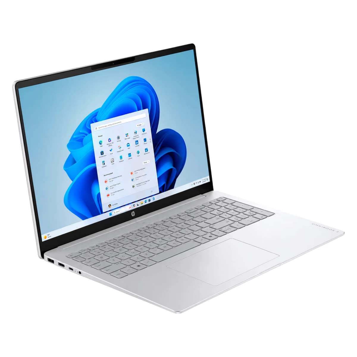 Notebook HP OmniBook 3 AMD Ryzen 5-40 8GB RAM 256GB SSD Tela 16" 2K Touch Windows 11 Inglês Prata - 16-BY0015DX