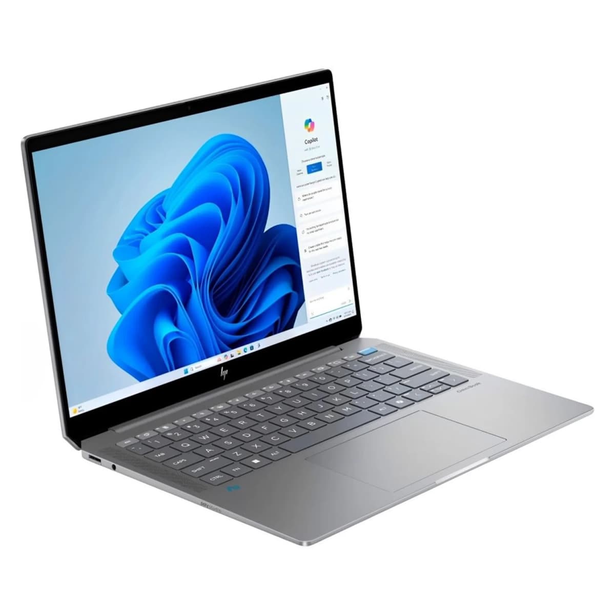 Notebook HP Pavilion Snapdragon X Plus 16GB RAM 512GB SSD Tela 16" 2K OLED Touch Windows 11 Inglês Prata - 14-KR0013DX
