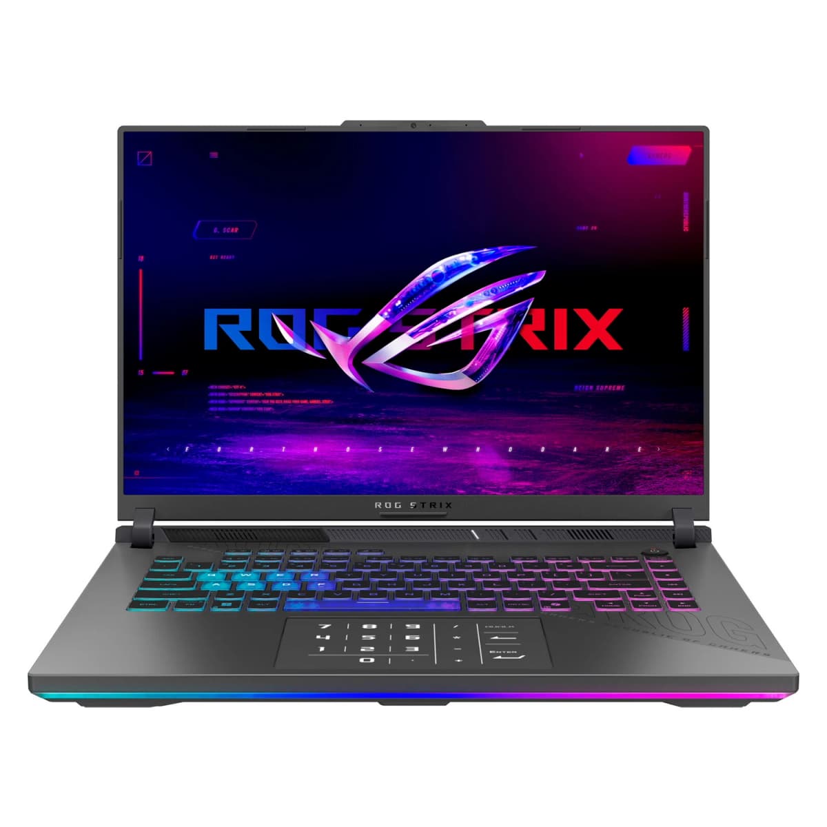 Notebook Asus ROG Strix G16 G614FP-DS96 AMD Ryzen 9-9955HX RTX 5070 32GB RAM 1TB SSD Tela 16" 2.5K Windows 11 Inglês Preto - G614FP-DS96