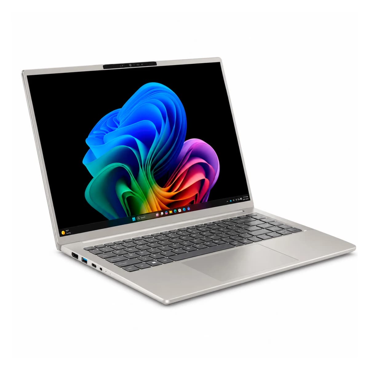 Notebook Acer Swift Go 16 AI Intel Core Ultra 5-322 16GB RAM 512GB SSD Tela 16" WQXGA OLED Windows 11 Inglês Prata - SFG16-I71T-51LC