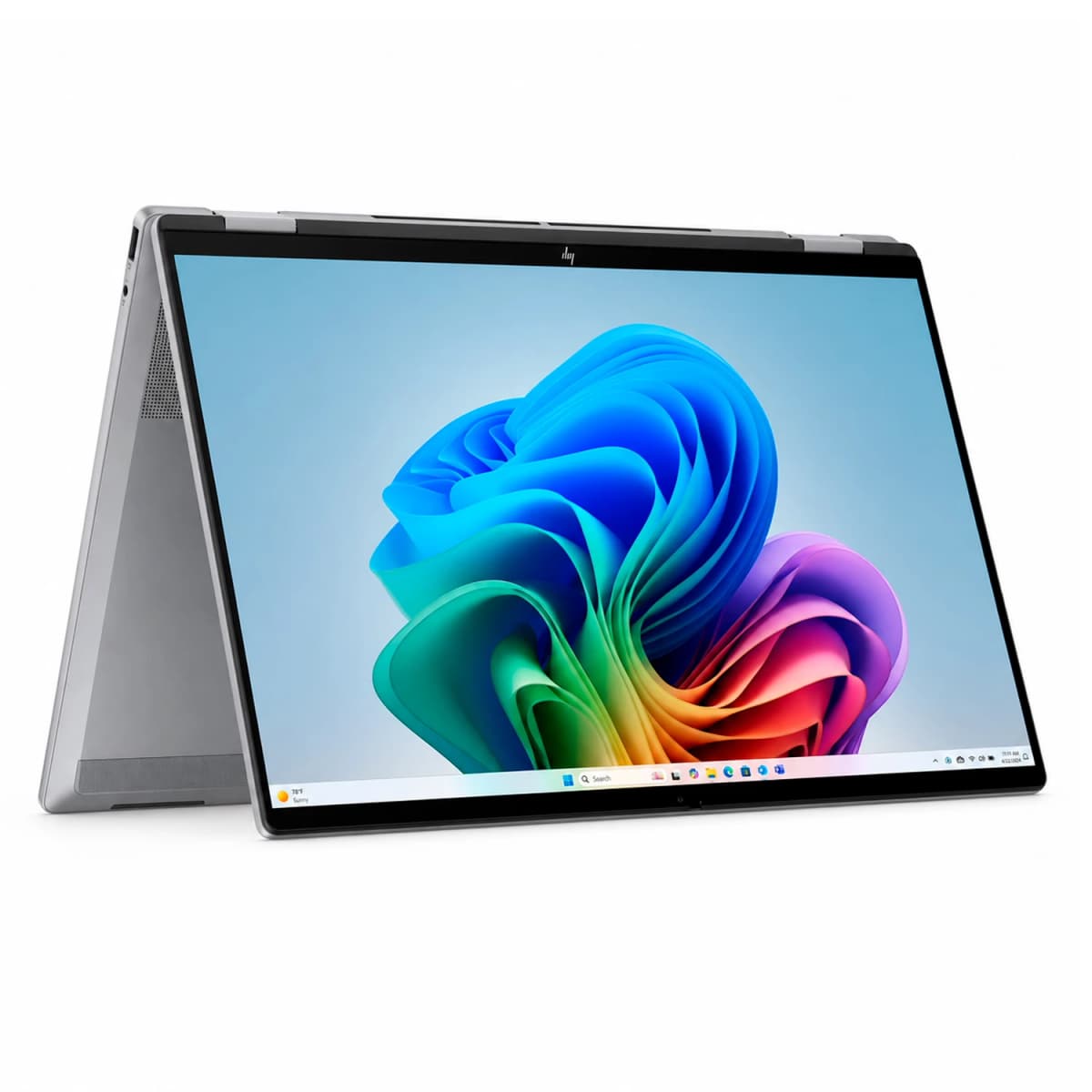Notebook HP OmniBook X Flip AMD Ryzen AI 5-430 16GB RAM 512GB SSD Tela 16" 2K OLED Touch Windows 11 Inglês Prata - 16-CC0003DX