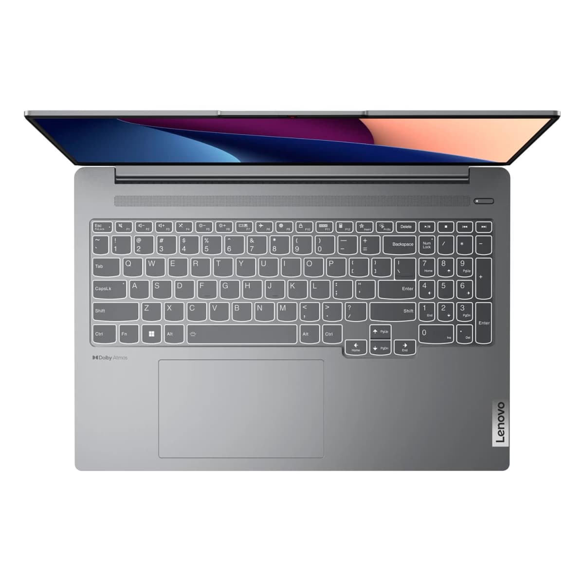 Notebook Lenovo IdeaPad Slim 3 AMD Ryzen 7-8840HS 16GB RAM 512GB SSD Tela 15" WUXGA Touch Windows 11 Inglês Cinza - 83KA000QUS