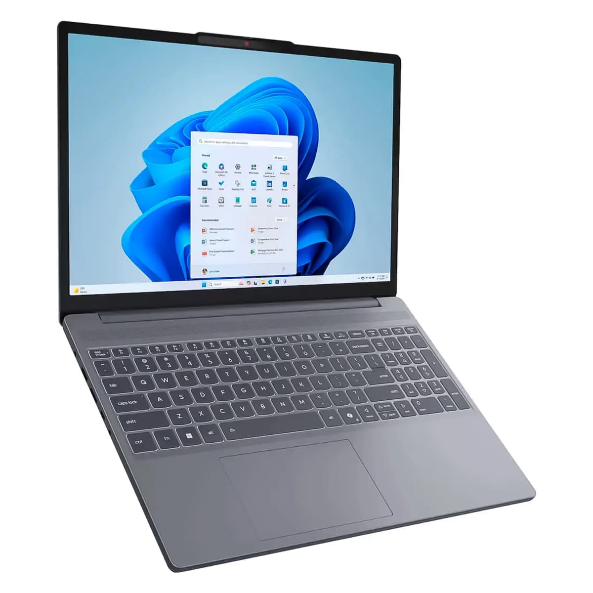 Notebook Lenovo IdeaPad Slim 3 AMD Ryzen 7-170 16GB RAM 512GB SSD Tela 15.3" WUXGA Touch Windows 11 Inglês Cinza - 83K700G8US