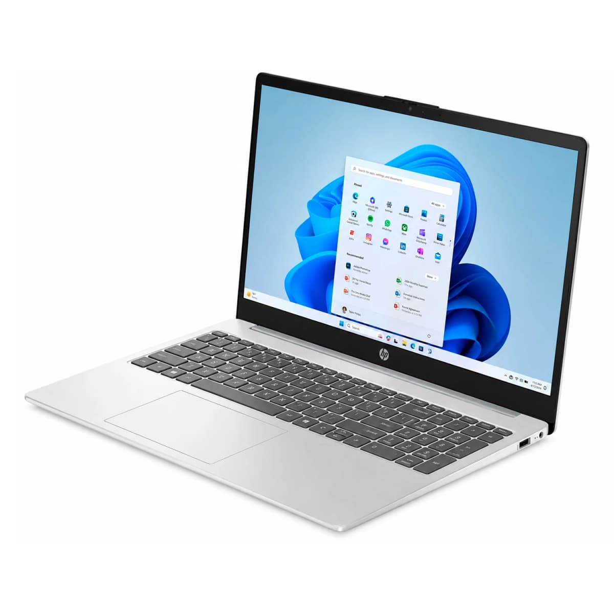 Notebook HP Intel Core 3-N305 8GB RAM 256GB SSD Tela 15" Full HD Touch Windows 11 Inglês Azul - 15-FD0883NR