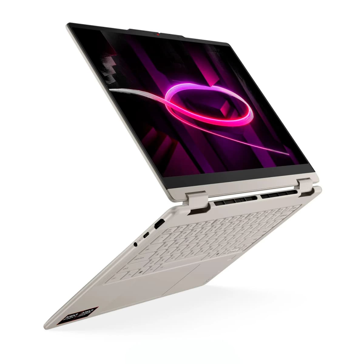 Notebook Lenovo Yoga AMD Ryzen AI 5-430 16GB RAM 512GB SSD Tela 14" 2K OLED Touch Windows 11 Inglês Seashell - 83TD0000US