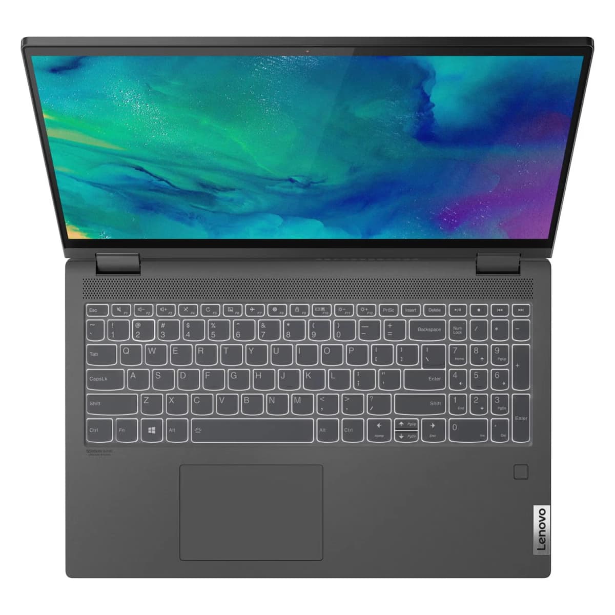 Notebook Lenovo Flex 5 82HT00CQUS Intel Core i5-1135G7 8GB RAM 256GB SSD Tela 15.6" Full HD Touch Windows 11 Inglês Cinza - 82HT00CQUS