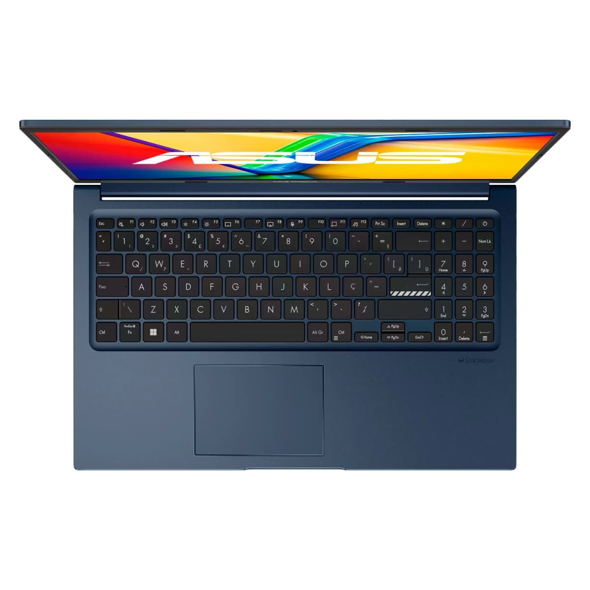 Notebook ASUS Vivobook 15 Intel Core 3-N100U 8GB RAM 128GB SSD Tela 15" Full HD Windows 11 Inglês Azul - X1504VAP-C38128