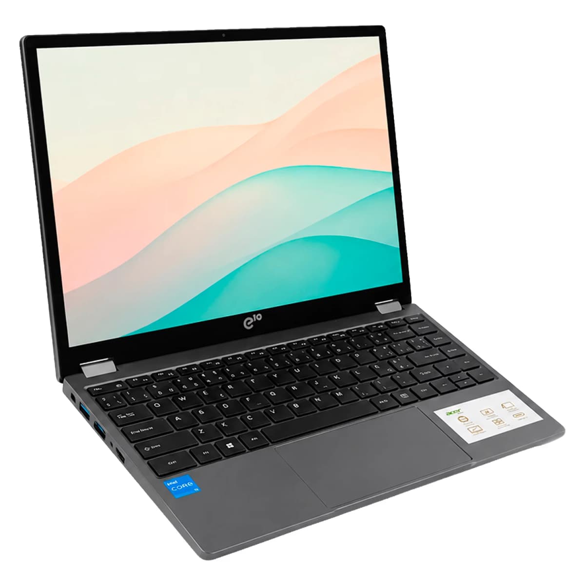 Notebook Acer Gadget ETBook Yoga Intel Core i3-1315U 8GB RAM 256GB SSD Tela 13.5" Full HD Windows 11 Prata