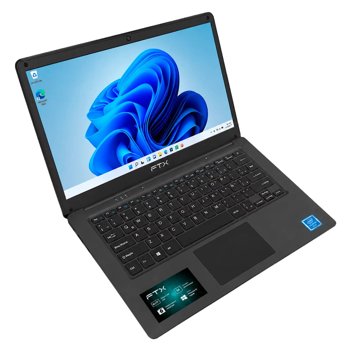 Notebook FTX C2564ES Intel Celeron N420 4GB RAM 256GB SSD Tela 14" Full HD Windows 11 Preto + Case - C2564ES