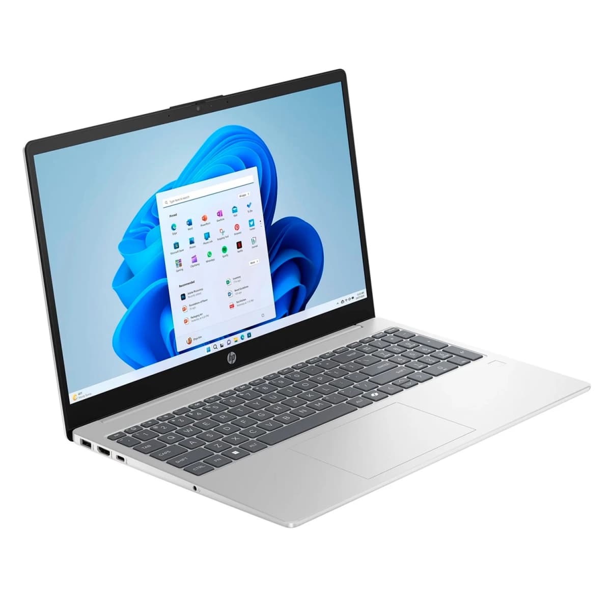 Notebook HP Intel Core 5-120U 8GB RAM 512GB SSD Tela 15.6" Windows 11 Prata - 15-FD0153WM