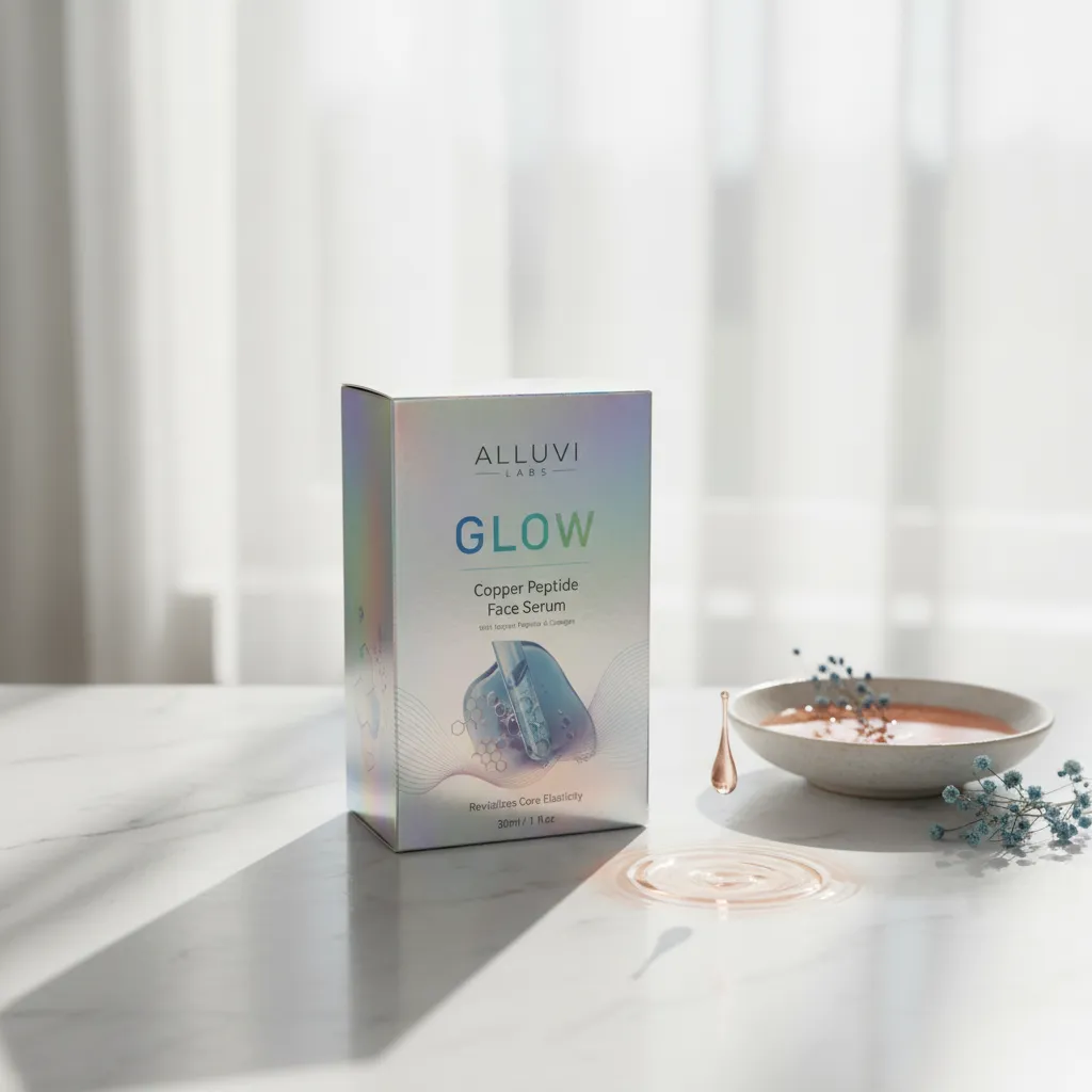 Sérum Facial Alluvi Labs Glow Peptídeo GHK-Cu 30ml
