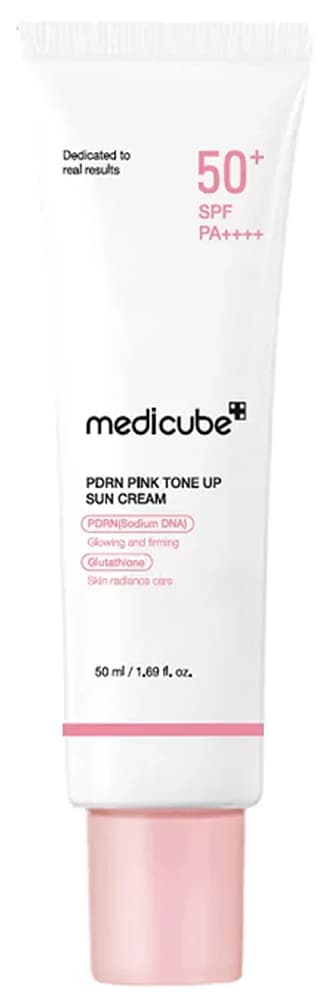 Creme Protetor Medicube PDRN Pink Tone Up Sun SPF50+ – 50mL