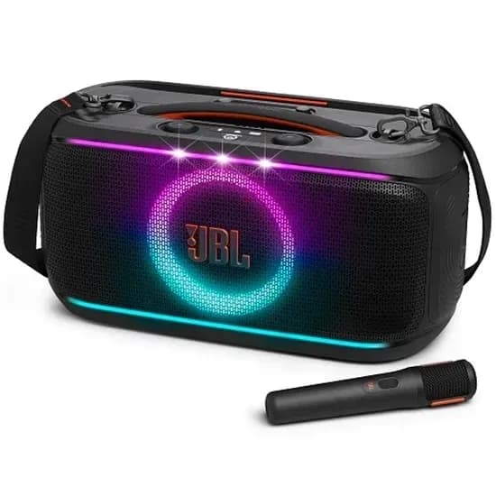 JBL speaker party box on the go 2 new c/micro bivolt black