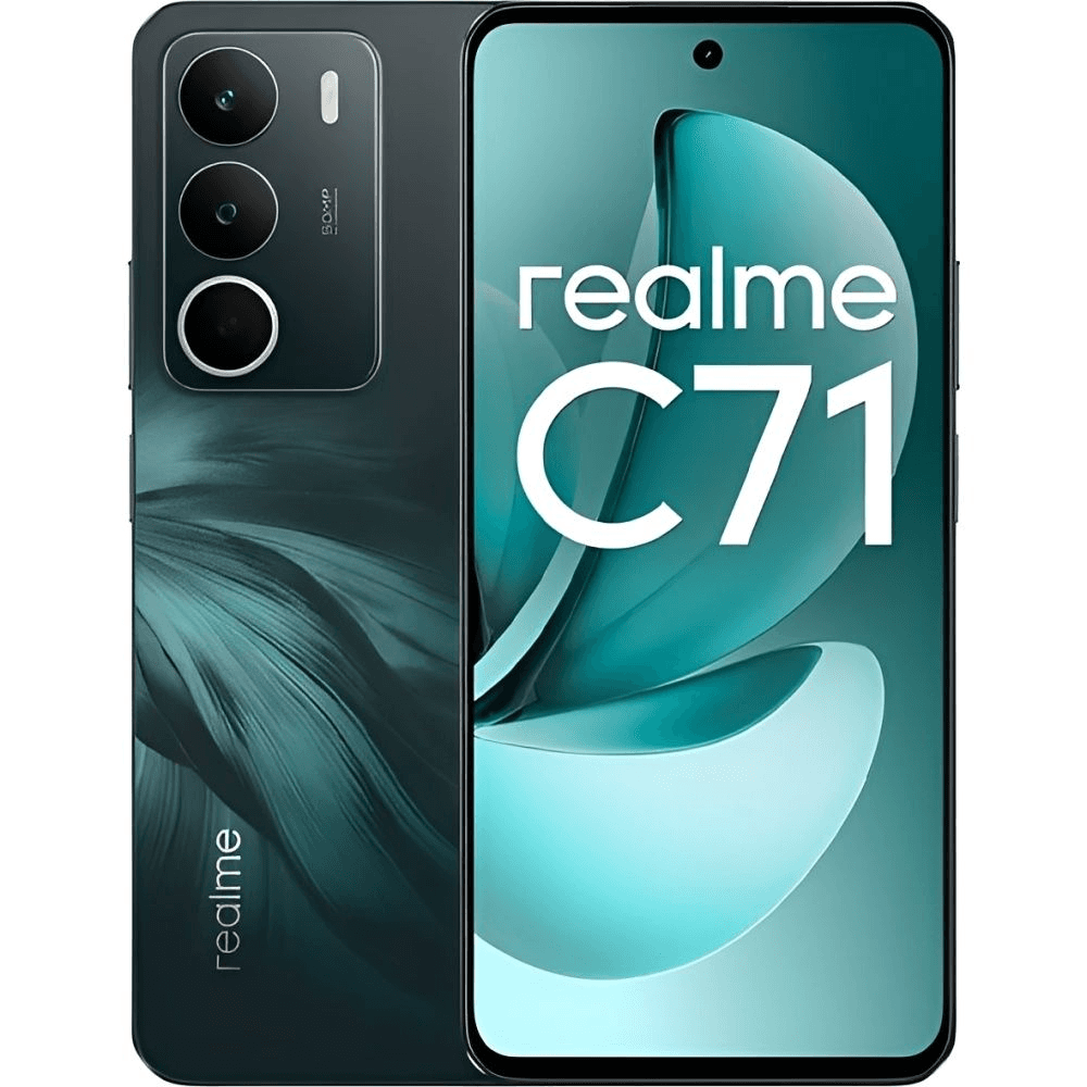 Celular realme c71 rmx5303 6.67" ds lte nfc 4/256gb forest owl anatel