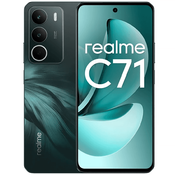 Celular realme c71 rmx5303 6.67" ds lte nfc 4/256gb forest owl mx green