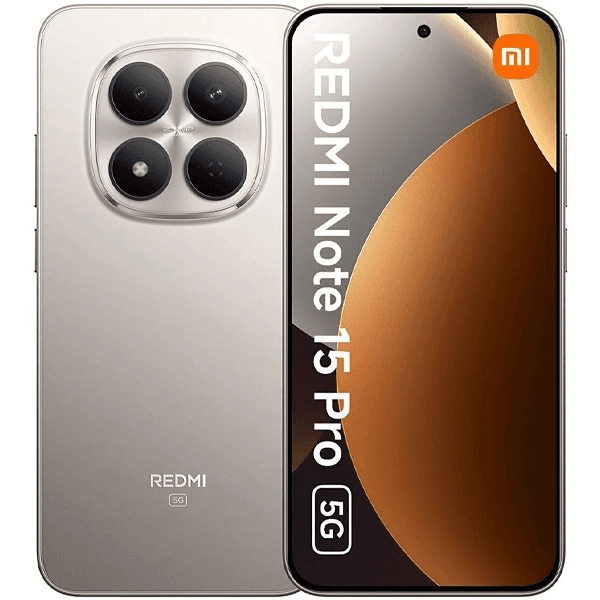 Celular xiaomi redmi note 15 pro 5g 6.83" ds 8/512gb 45w titanium