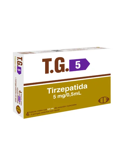 T.G. Tirzepatida 5mg Solução Injetável Indufar