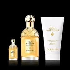 Guerlain paris kit aqua allegoria mandarine eau de toilette 125ml+7.5ml+bl75ml