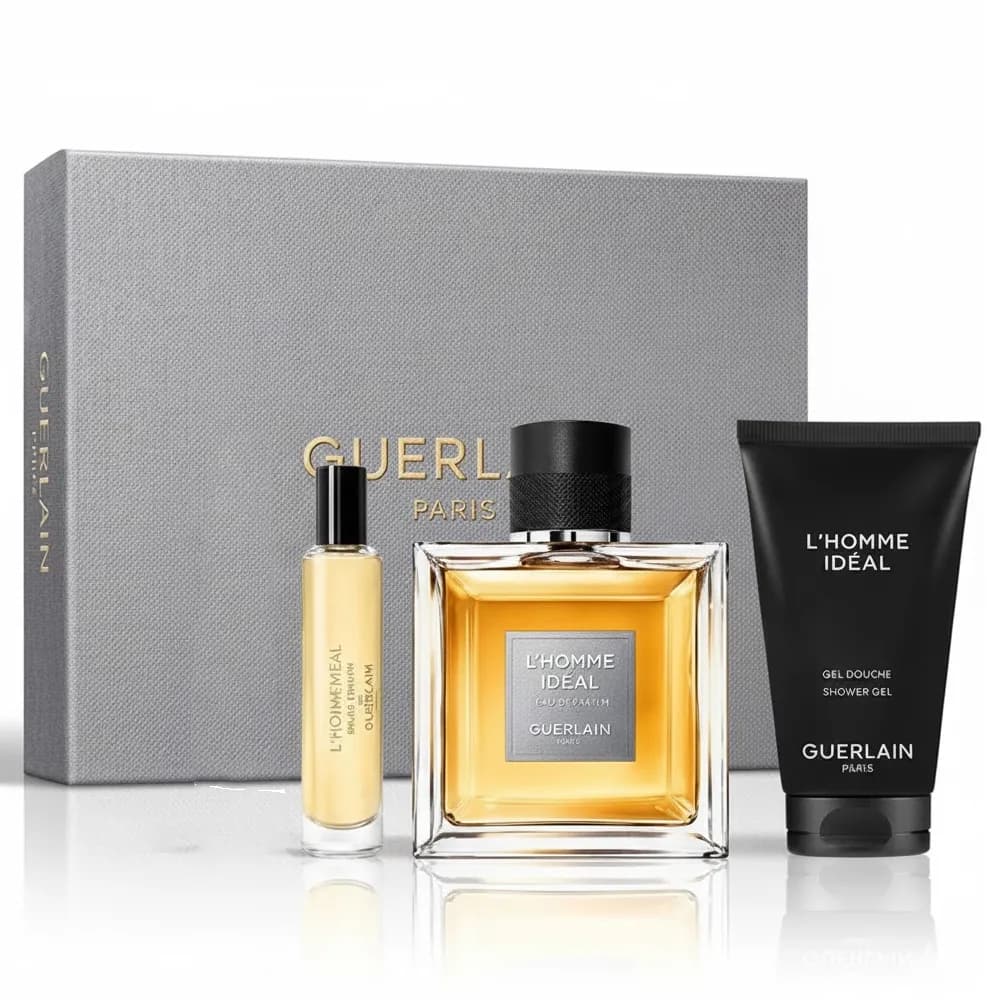 Guerlain kit lhomme ideal 100ml+75ml+shower gel