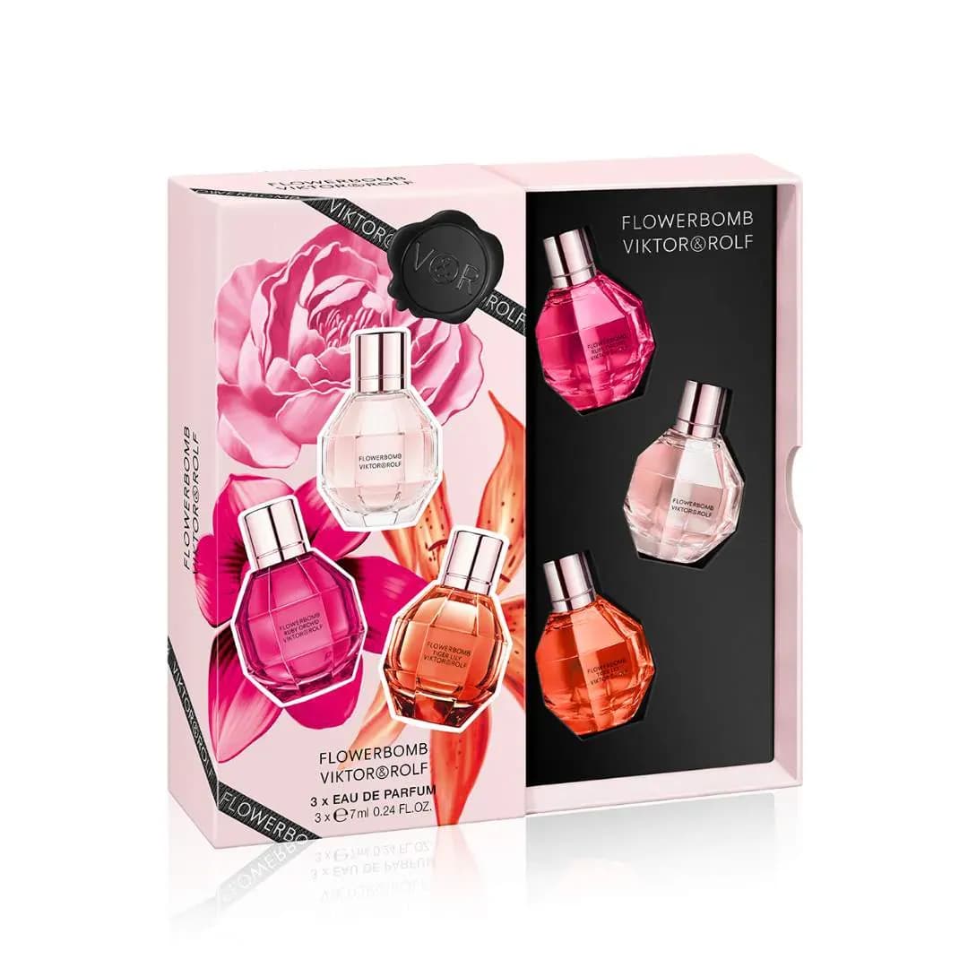 Victor & rolf mini kit flowerbomb eau de parfum 3x7ml