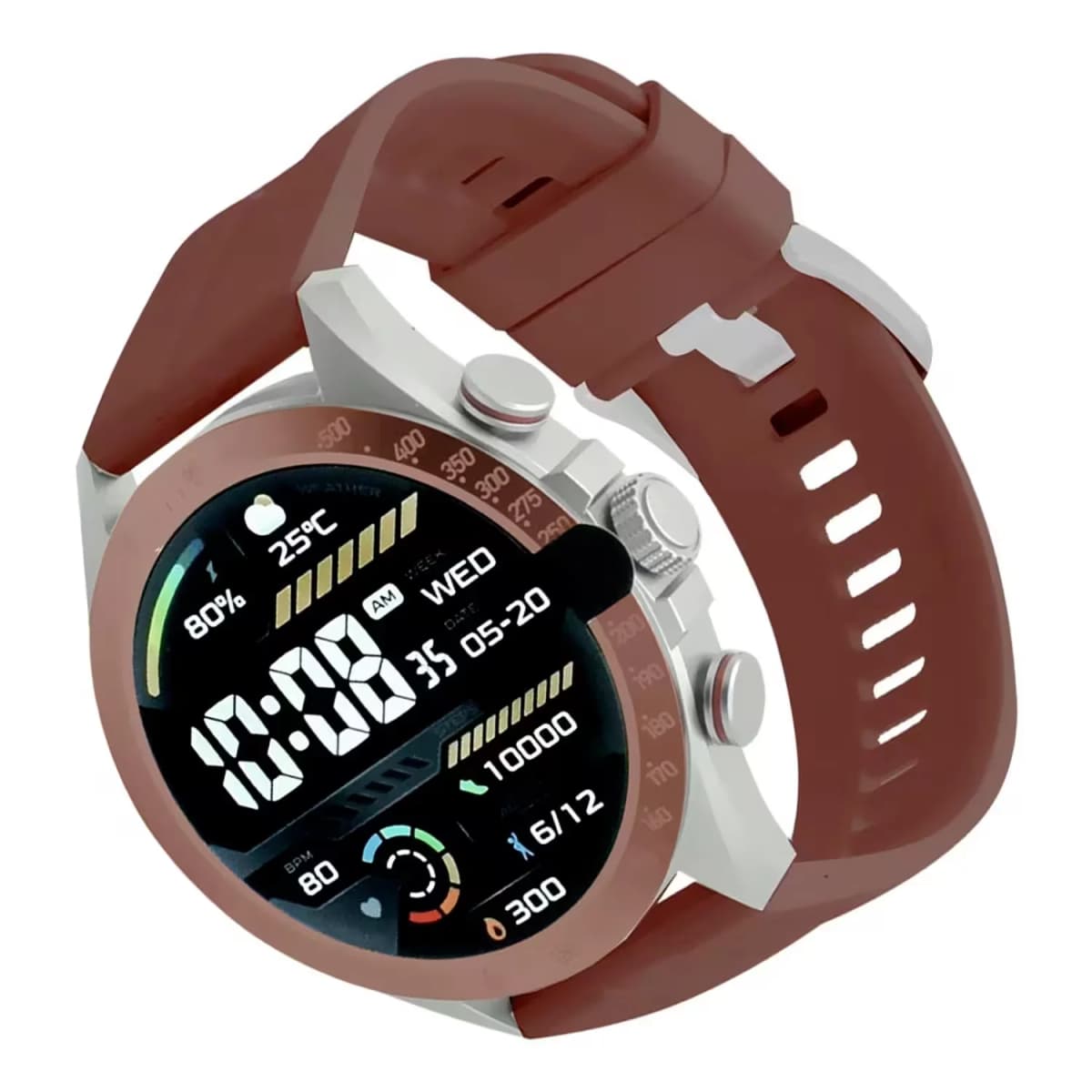 Smartwatch Haylou Solar Pro LS18 22mm - Marrom