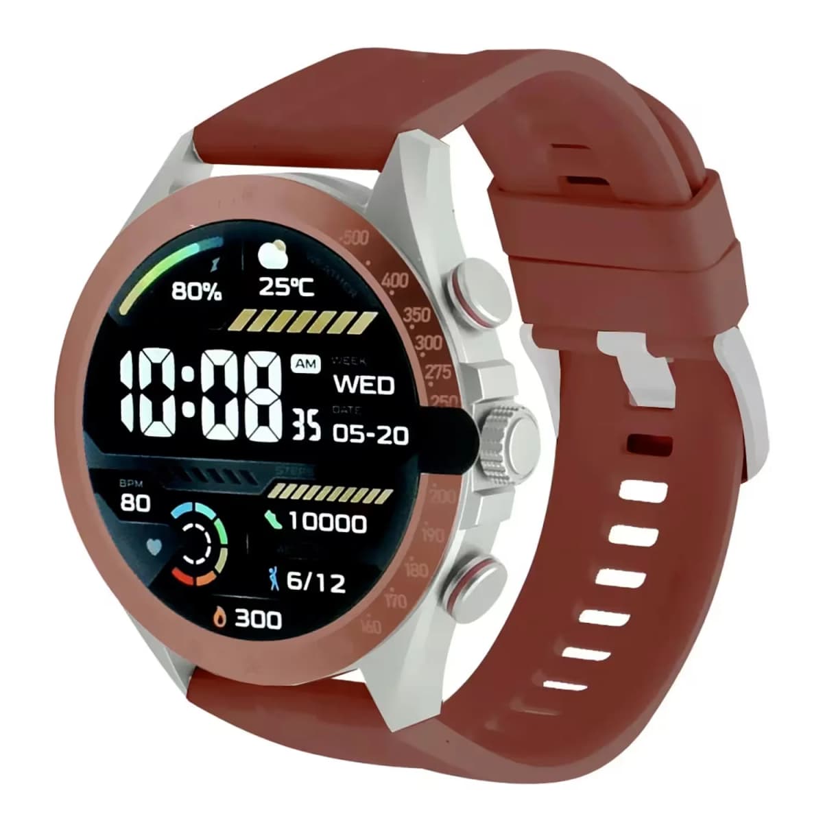 Smartwatch Haylou Solar Pro LS18 22mm - Marrom