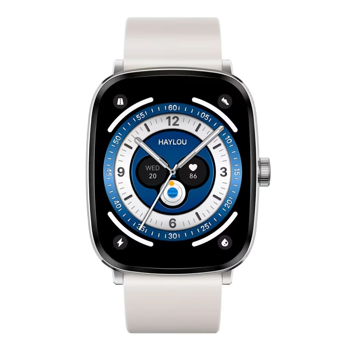 Smartwatch Haylou RS5 LS19 Voice Assistent - Prata