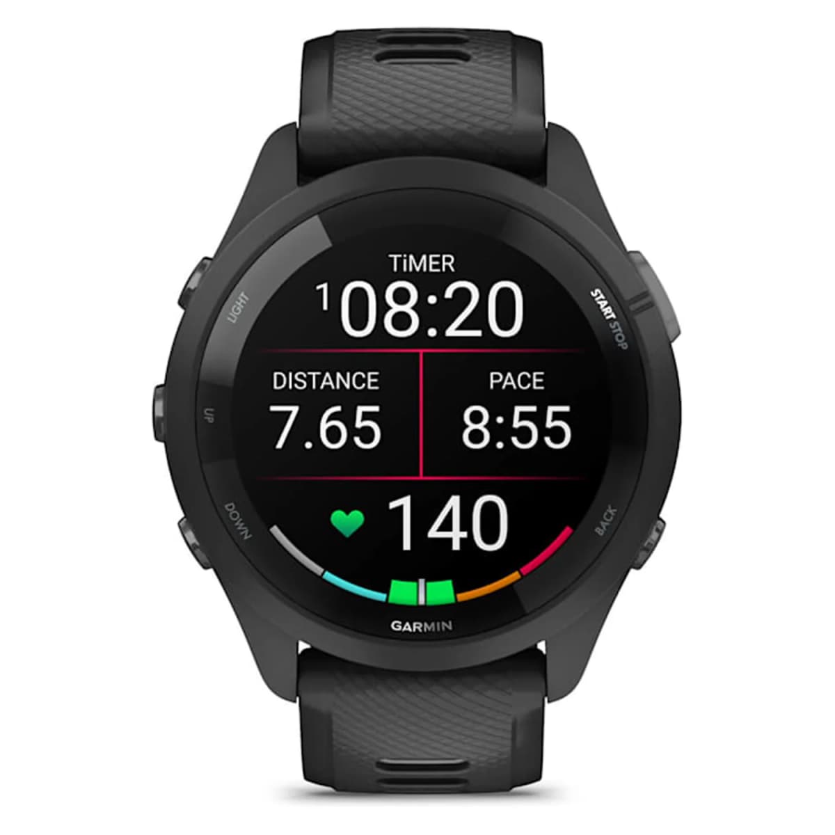 Smartwatch Garmin Forerunner 265 010-02810-00 - Preto Cinza