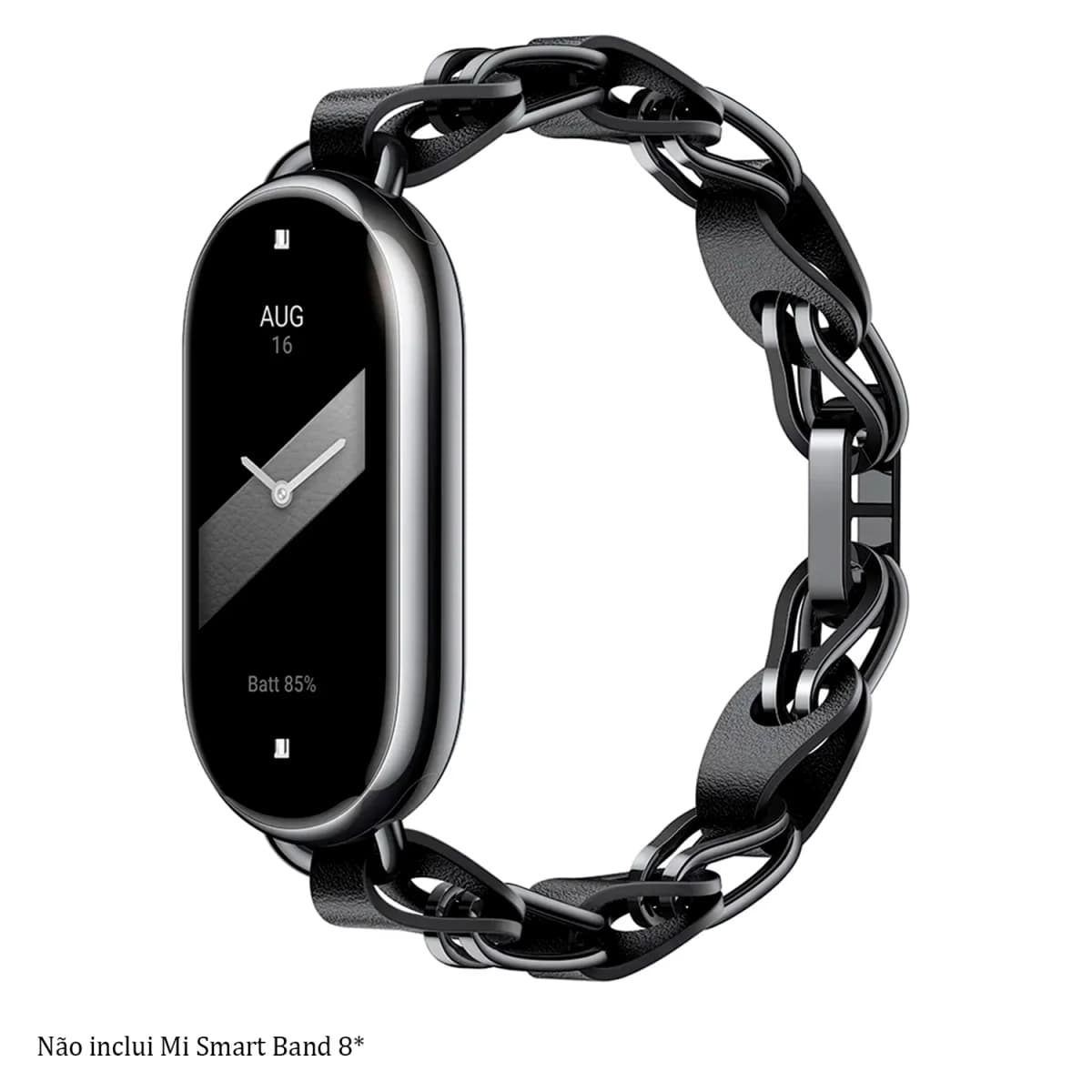 Pulseira Xiaomi Chain Strap BHR7303GL para Smart Band 8 - Preto
