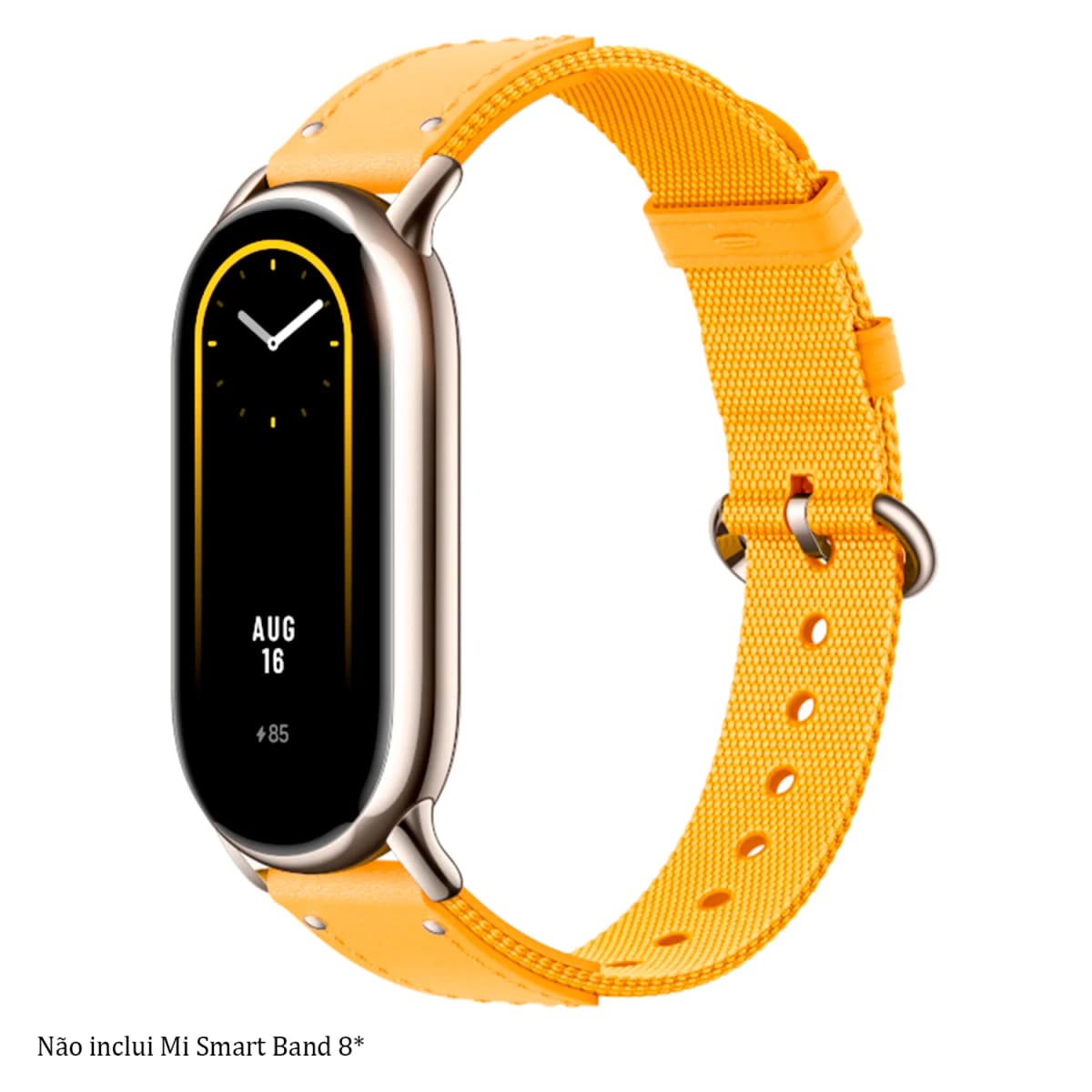 Pulseira Xiaomi Braided Strap BHR7305GL para Smart Band 8 - Amarelo
